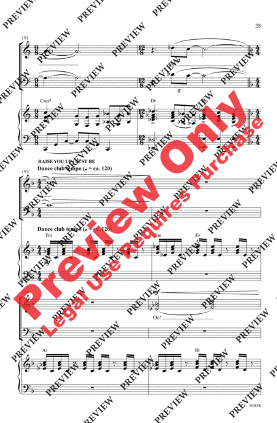 Kinky Boots - SoundTrax CD (CD only) Choir scores gallery preview page 27