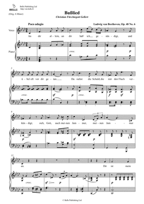 Busslied, Op. 48 No. 6 (F minor)