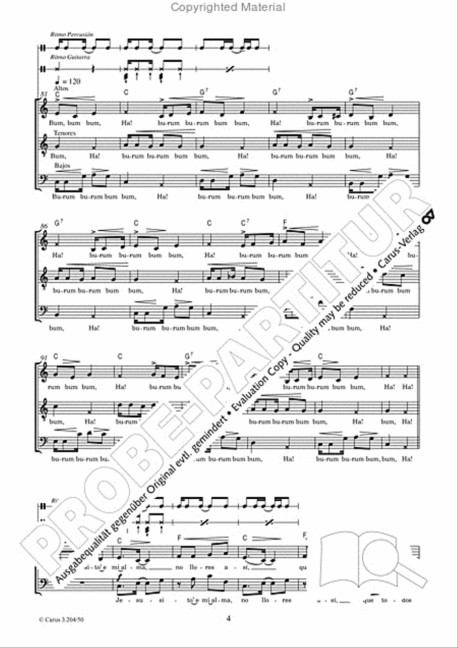 Festejo de Navidad Festejo de Navidad 4-Part scores gallery preview page 5