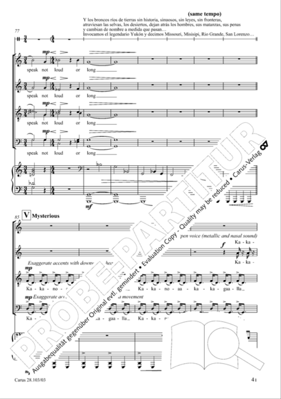 Water Water 4-Part scores gallery preview page 56