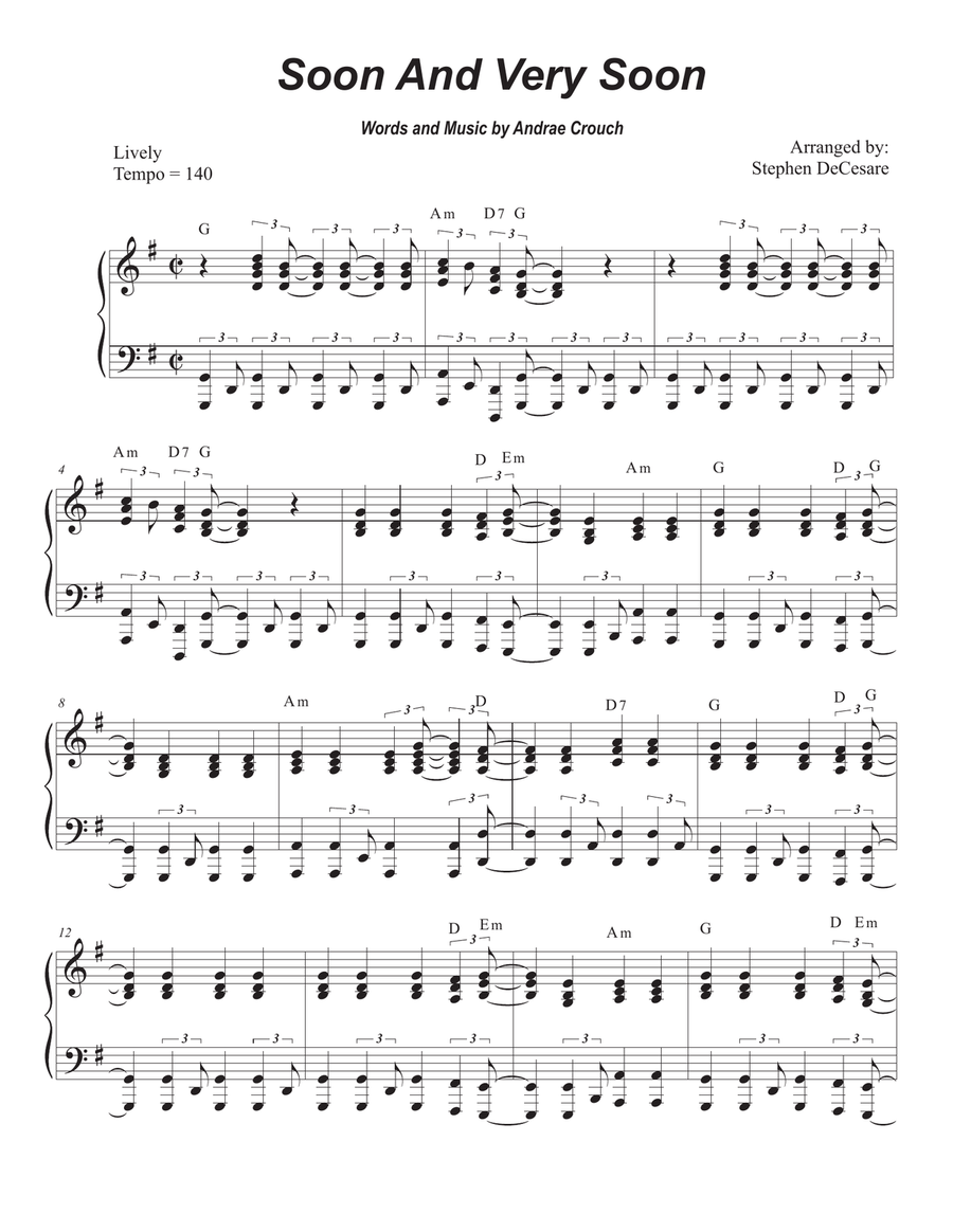 Soon And Very Soon Flute Solo scores gallery preview page 6