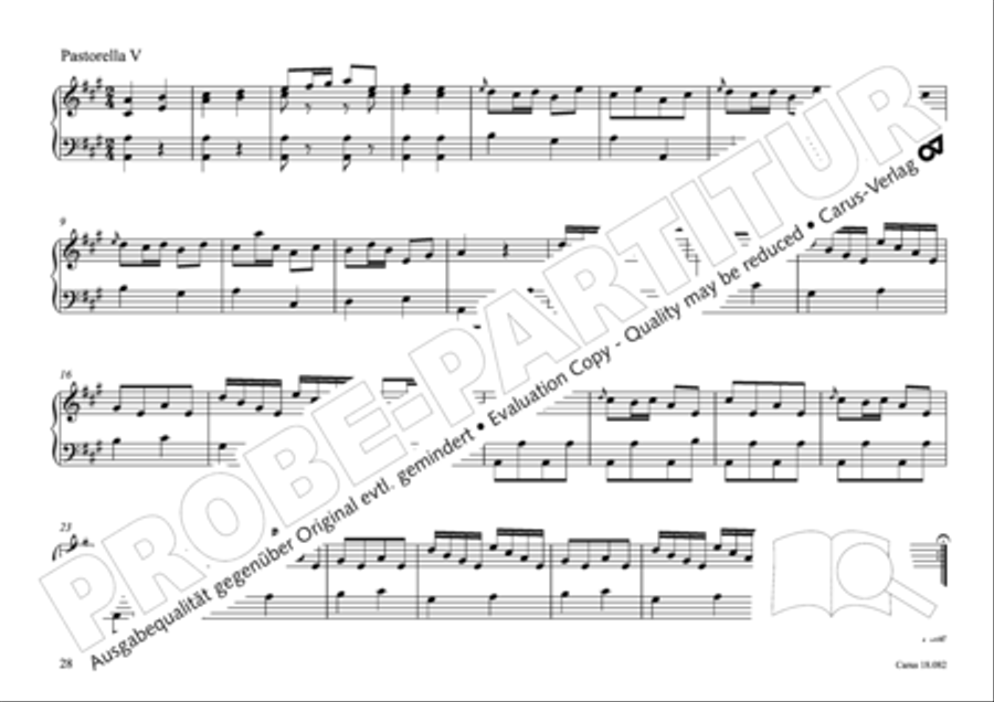 Pastoral music for organ, vol. 2: Germany, Bohemia, Austria, South Tyrol Organ Solo scores gallery preview page 29