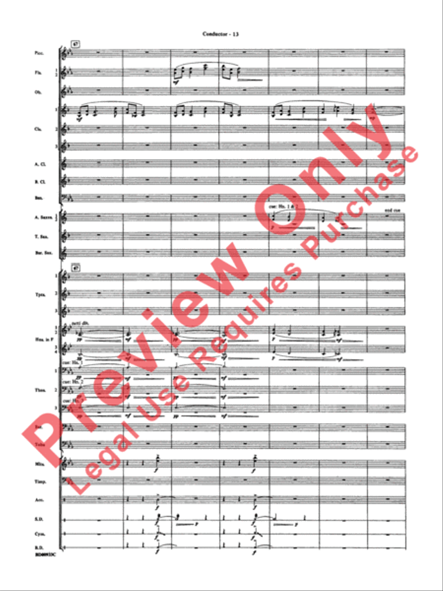 Symphonic Festival Concert Band scores gallery preview page 16