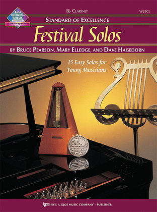 Book cover for Standard of Excellence: Festival Solos - Clarinet