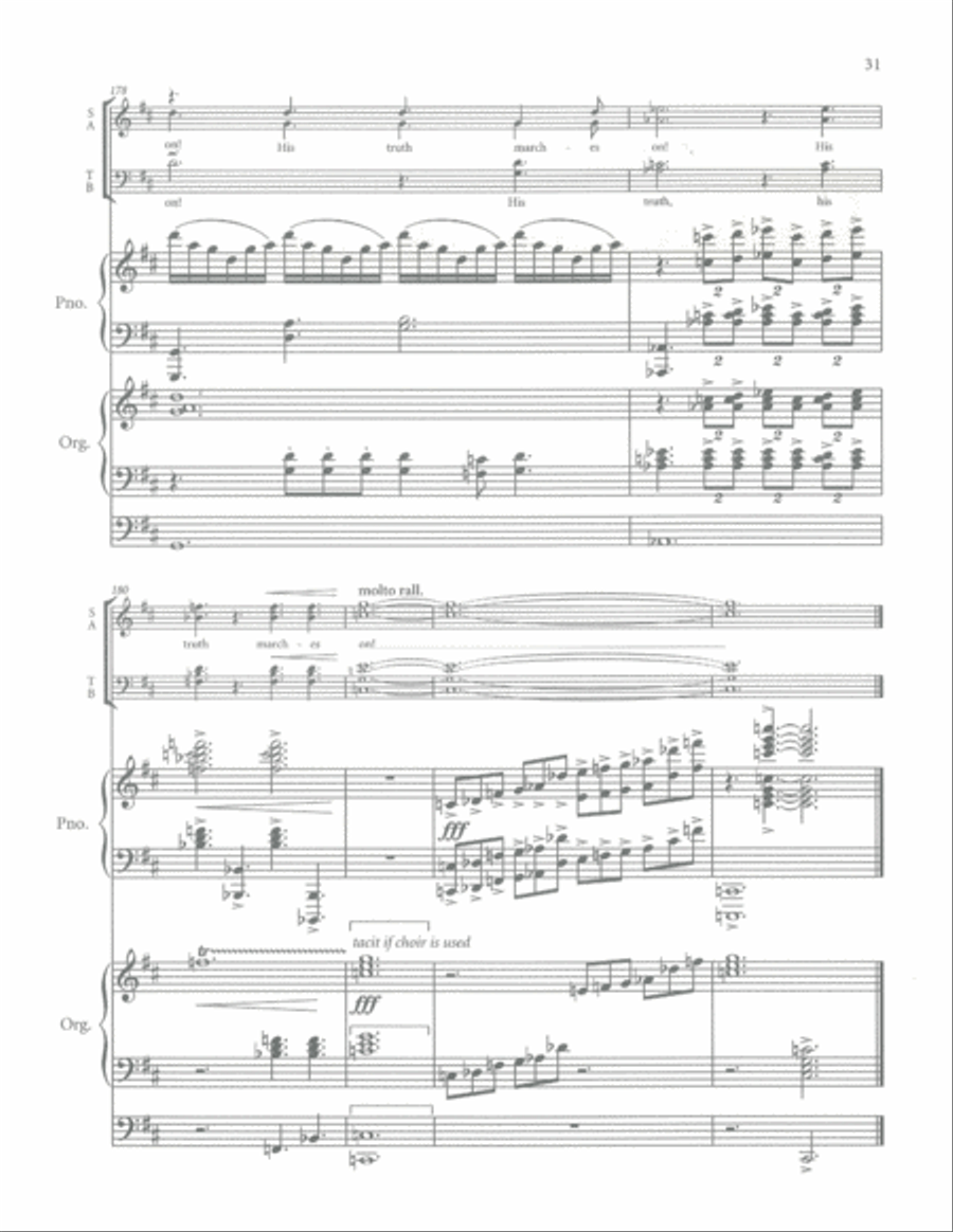 Mine Eyes Have Seen the Glory Organ scores gallery preview page 29