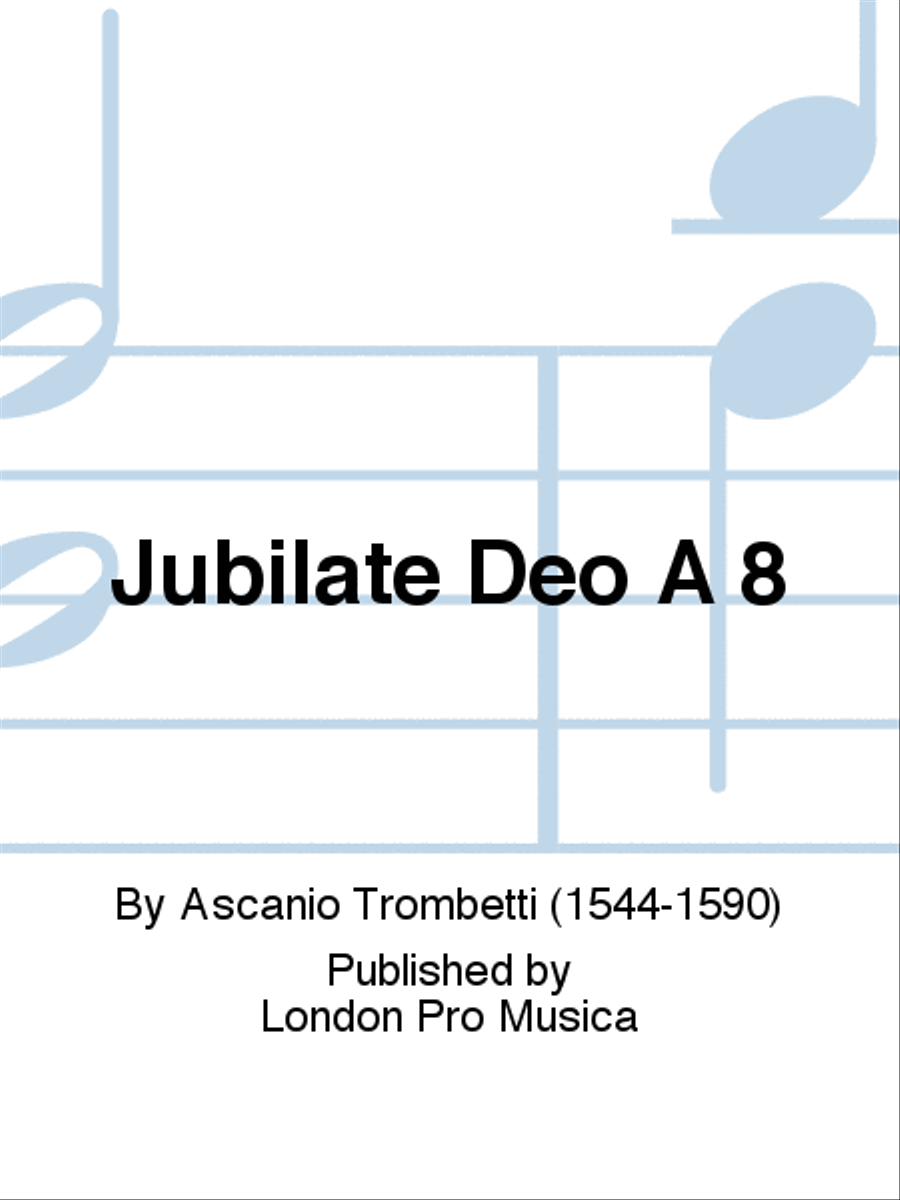 Jubilate Deo A 8 4-Part scores gallery preview page 1