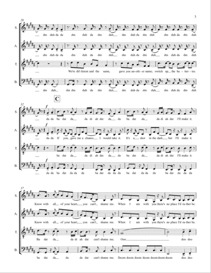 Rather Be 4-Part scores gallery preview page 3