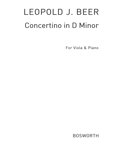 Concertino in D minor Op. 81
