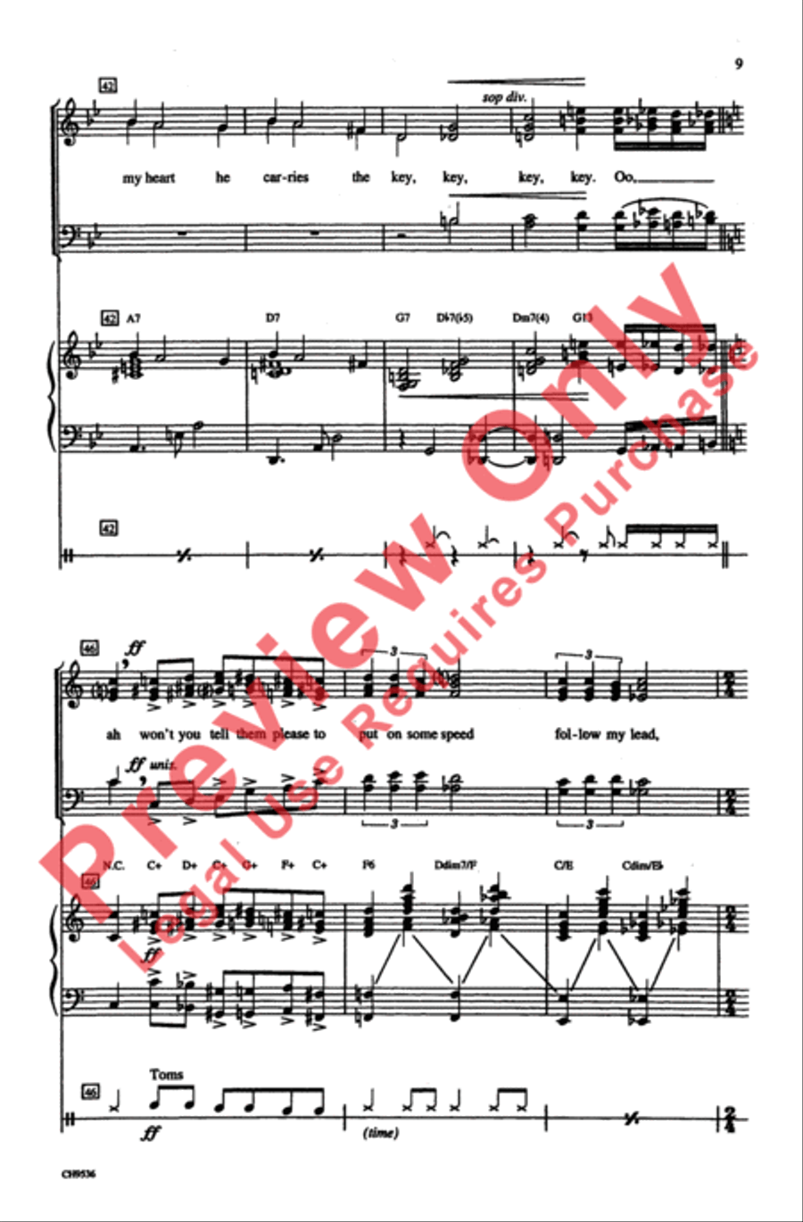 Someone to Watch Over Me Someone to Watch Over Me 4-Part scores gallery preview page 8