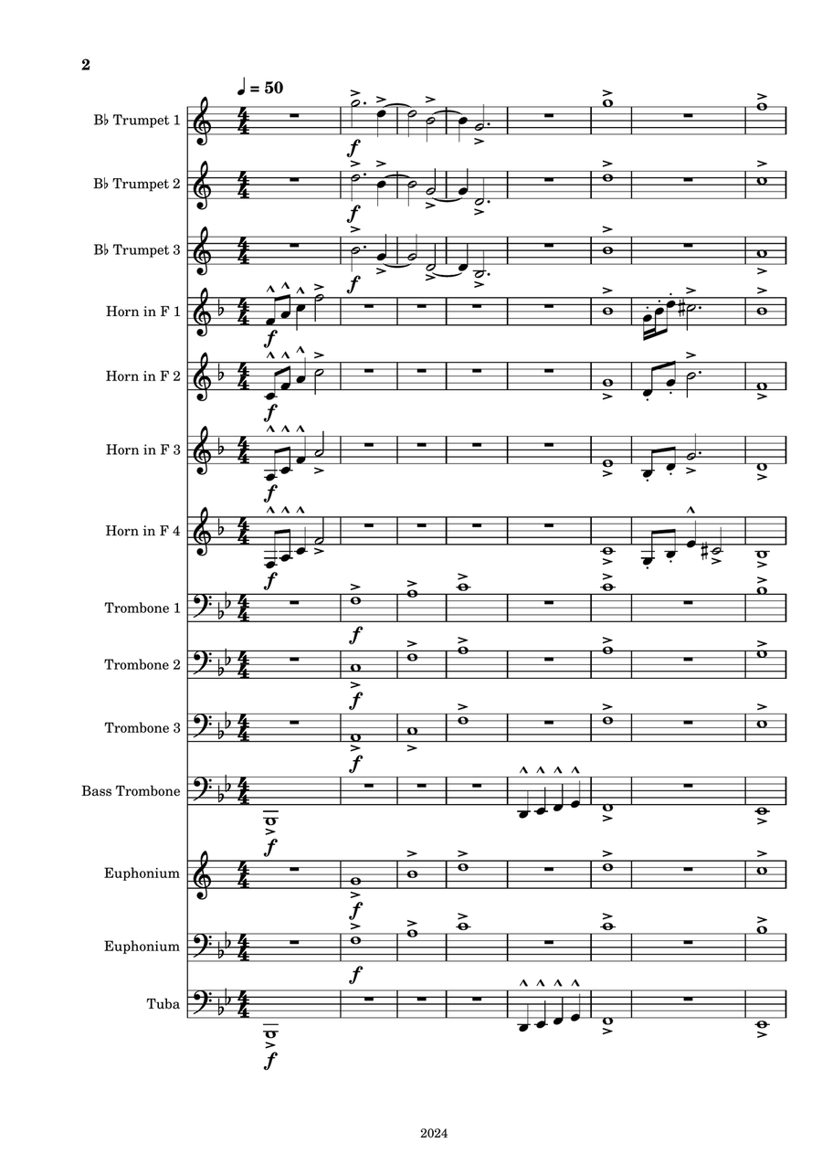Glory of the USA Glory of the USA Brass Band scores gallery preview page 2