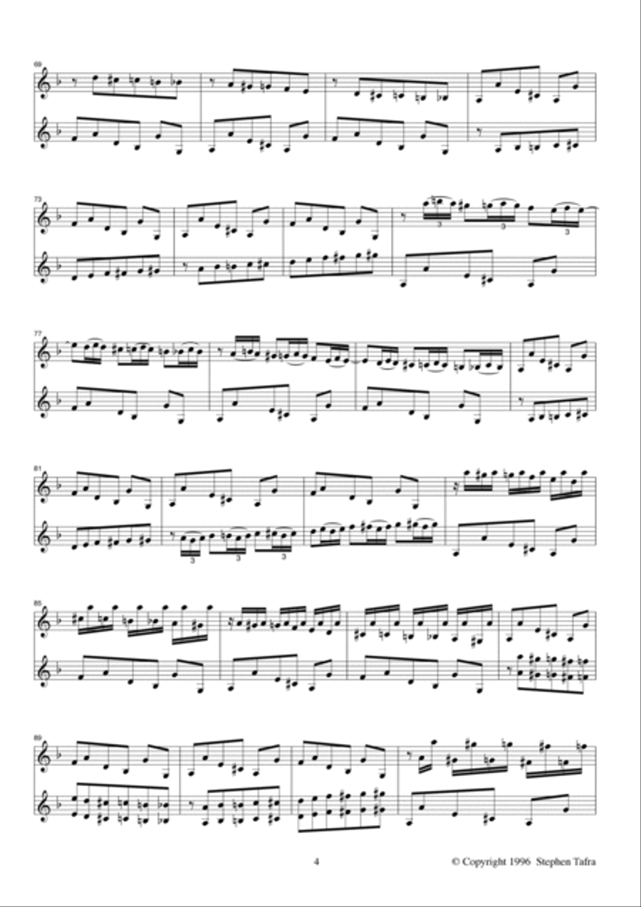 Fandango Fandango Guitar Solo scores gallery preview page 4