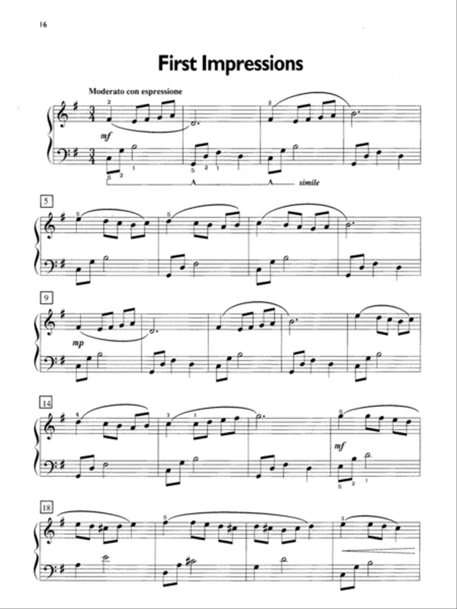Something Special, Book 2 Easy Piano scores gallery preview page 4