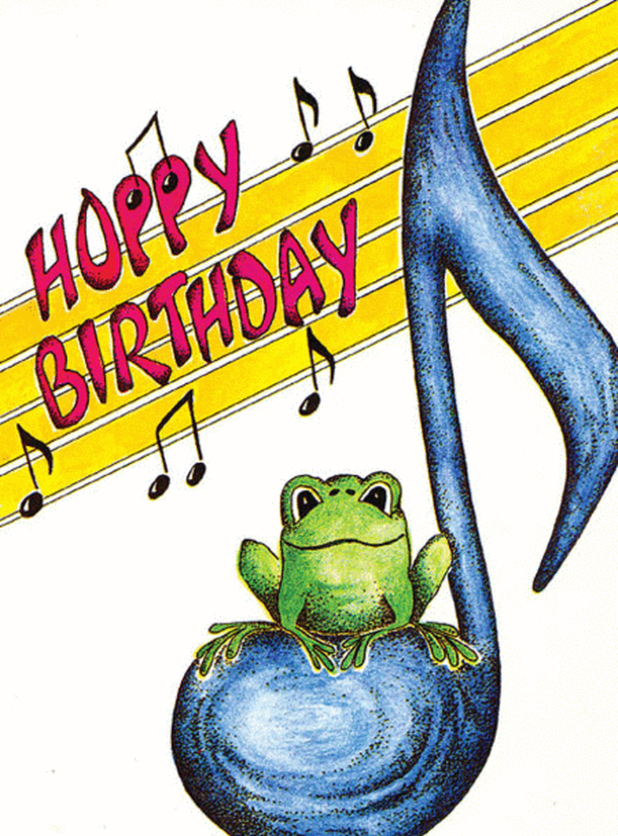 Greeting Cards: Frog and 8th Notes (Pack of 12)