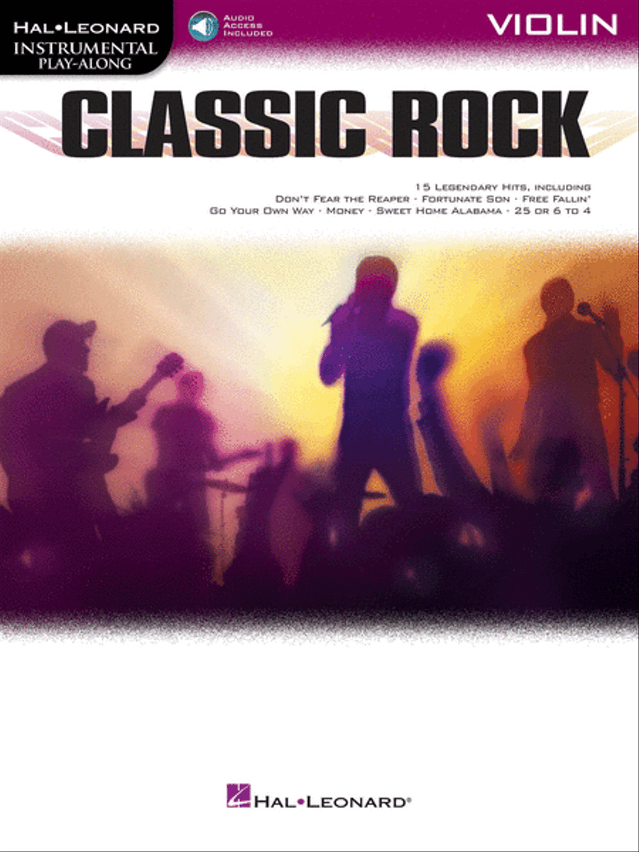 Classic Rock Violin scores gallery preview page 1
