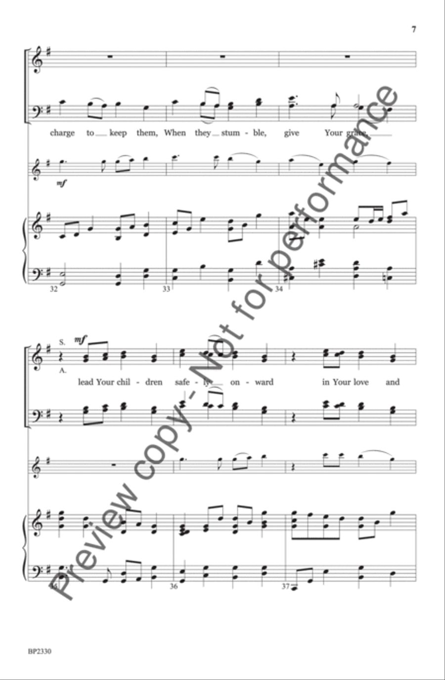 Keep Your Children 4-Part scores gallery preview page 8