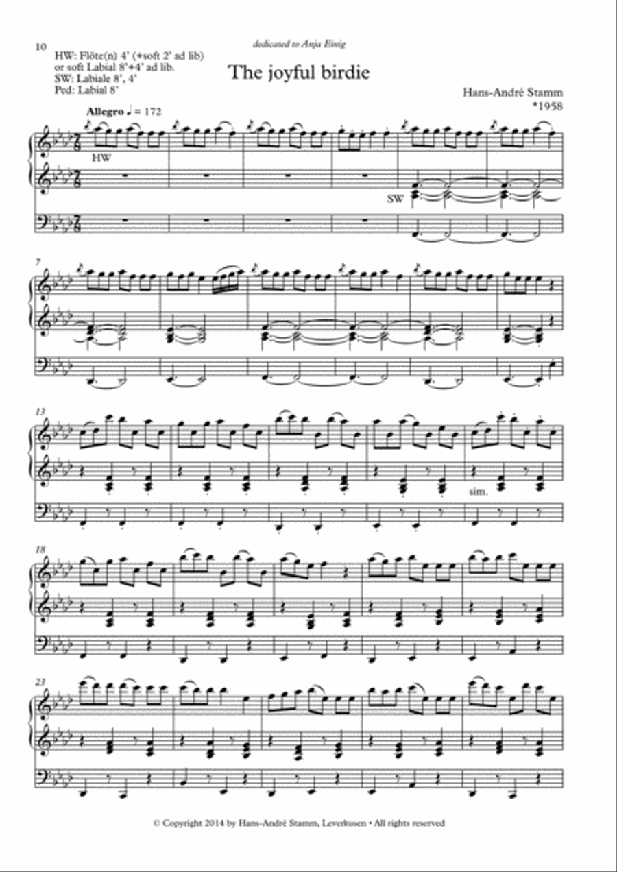 Organ Works Vol. 4 Organ Solo scores gallery preview page 3