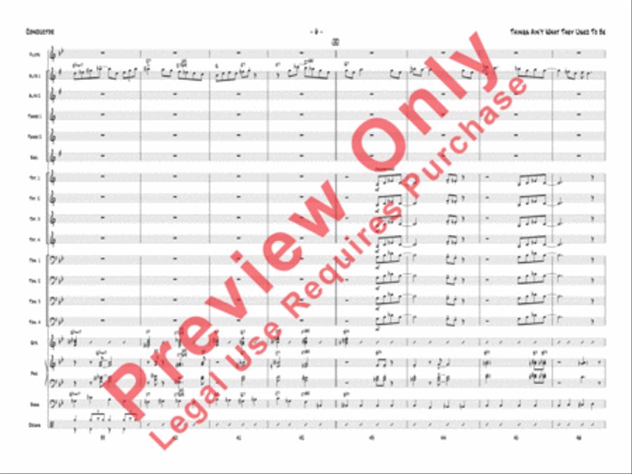 Things Ain't What They Used to Be Jazz Ensemble scores gallery preview page 7