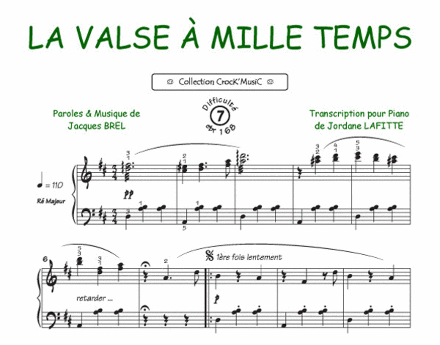 La Valse à Mille Temps (Collection CrocK'MusiC)