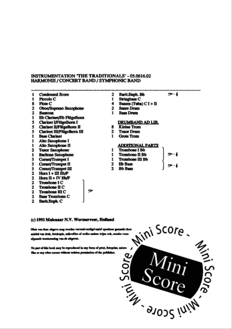 Traditionals Fanfare Band scores gallery preview page 5