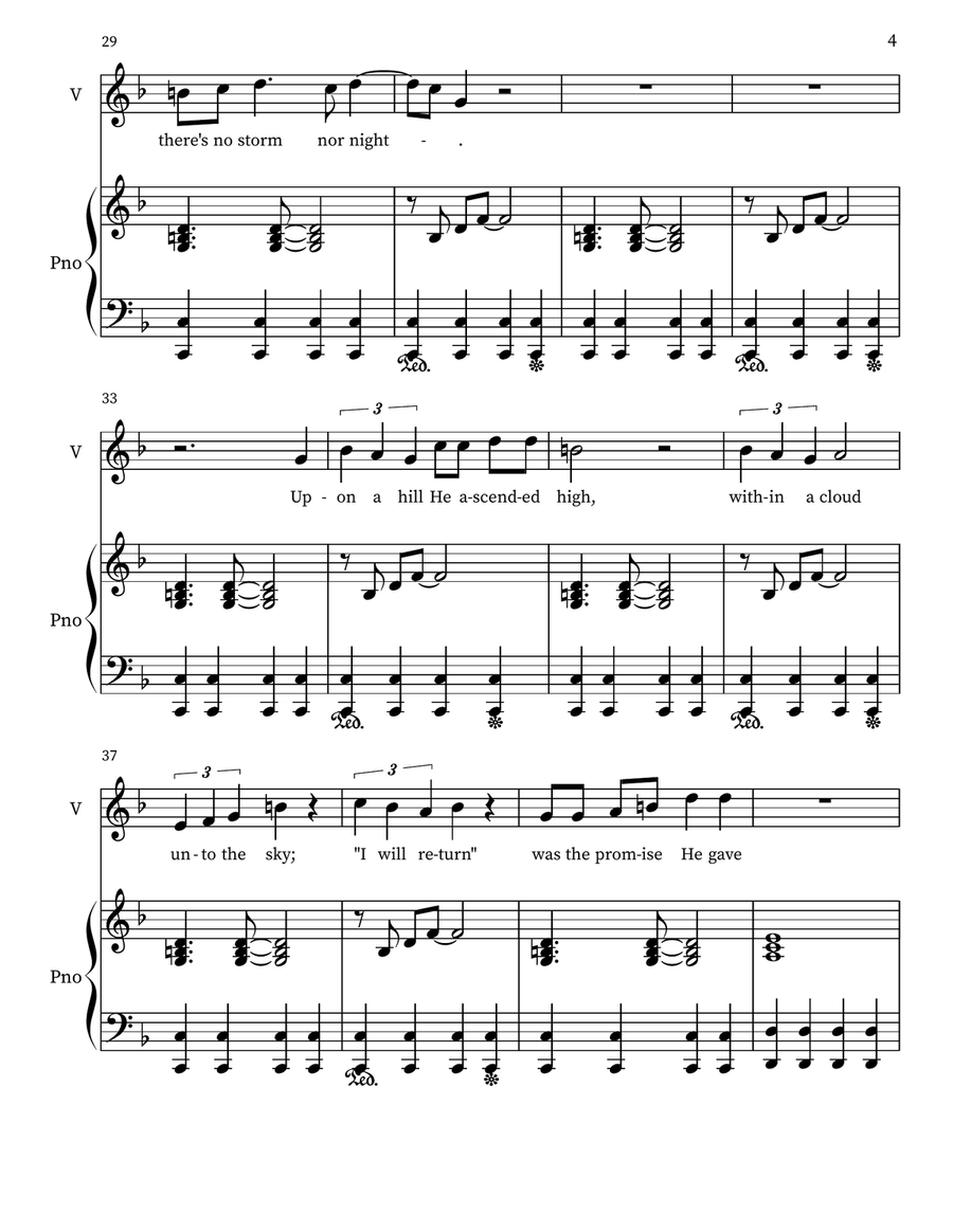 The Eternal Hills Voice scores gallery preview page 4