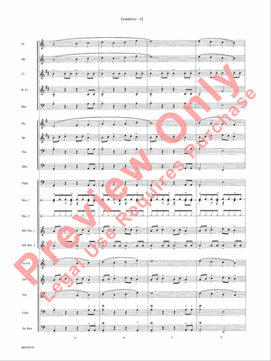 The Tempest Full Orchestra scores gallery preview page 15