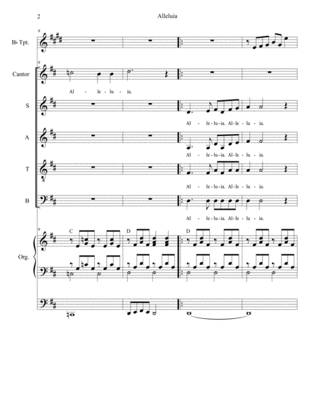 Alleluia (from "Mass for the People of God" - Organ Score) image number null