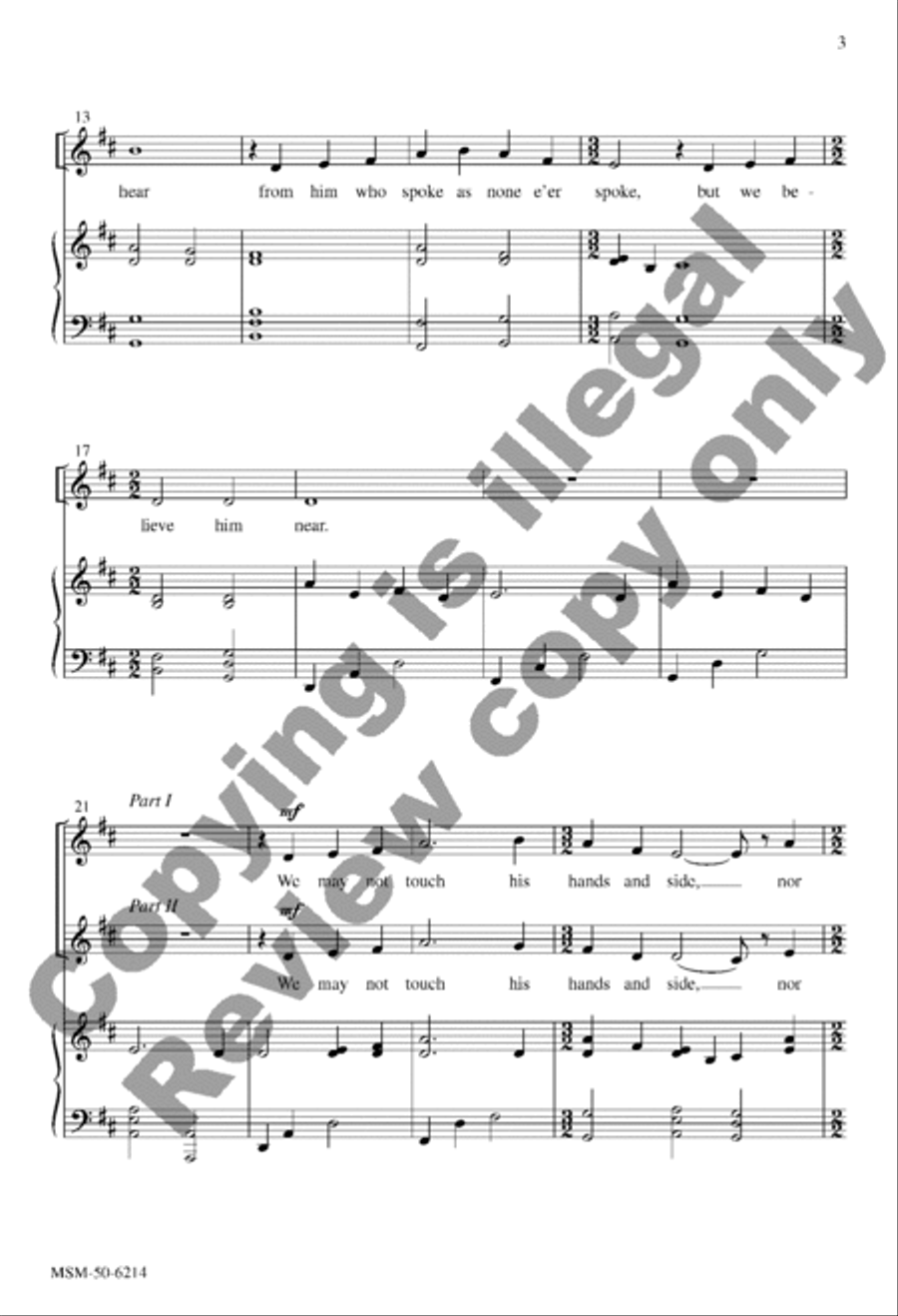 We Walk by Faith We Walk by Faith 2-Part scores gallery preview page 3