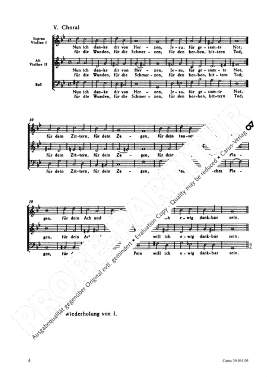 Look there, that is God's own lamb (I) (Siehe, das ist Gottes Lamm (I)) SA scores gallery preview page 5