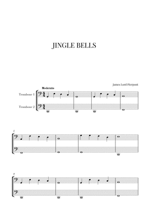 Book cover for Jingle Bells for 2 Trombones