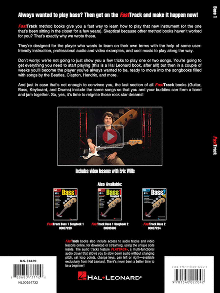 FastTrack Bass Method – Starter Pack Bass Guitar Tablature scores gallery preview page 6