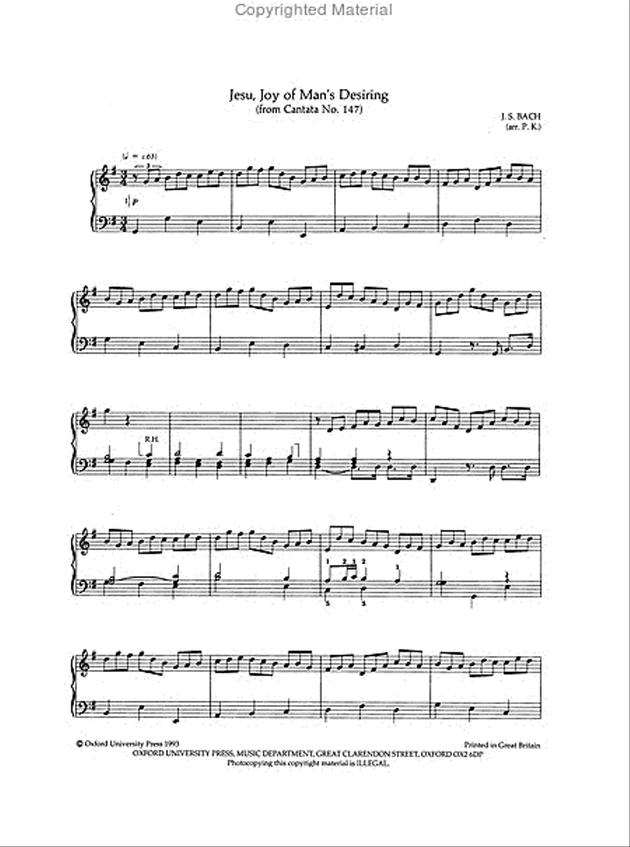 The Oxford Book of Wedding Music for Manuals Organ scores gallery preview page 2