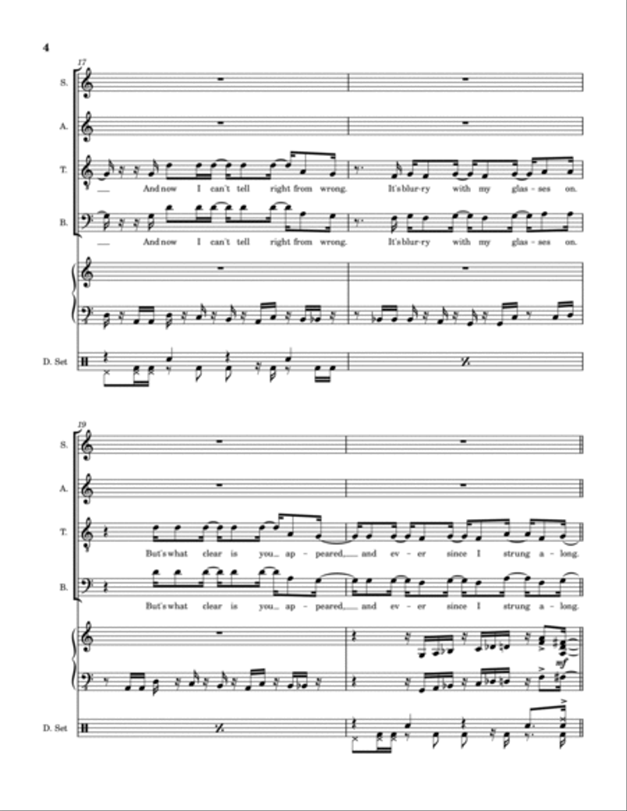 J.a.m. Just A Minute 4-Part scores gallery preview page 5