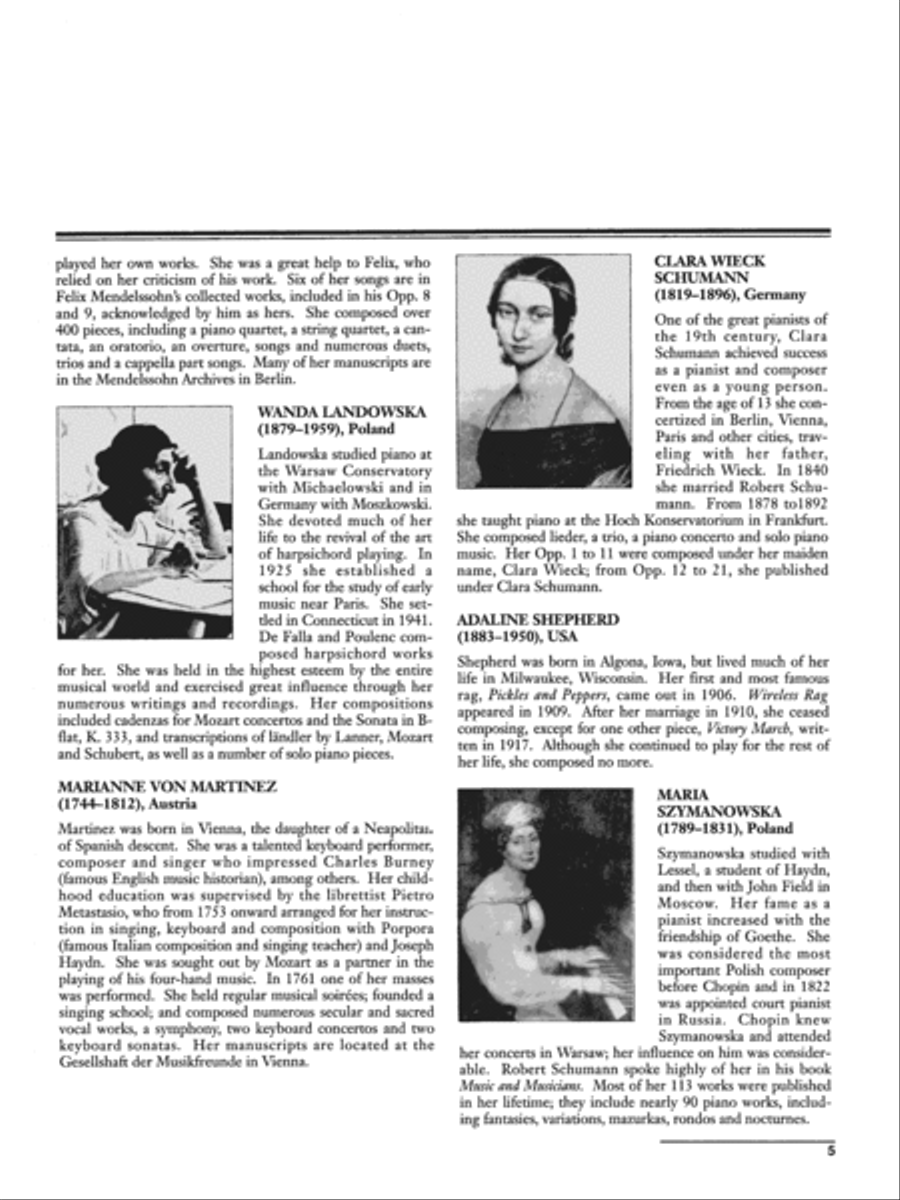 At the Piano with Women Composers Piano Solo scores gallery preview page 5
