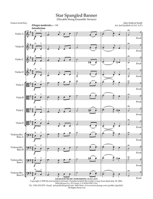Star Spangled Banner (for Flexible String Orchestra)