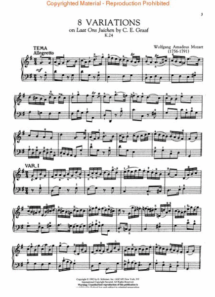 Piano Variations (Complete)
