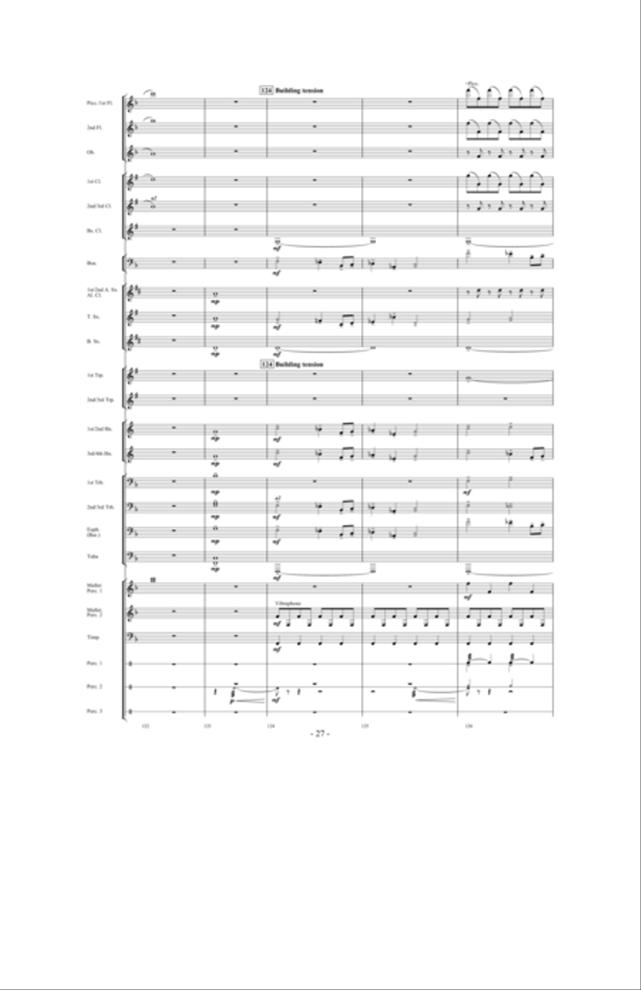 In Pursuit of Troy Concert Band scores gallery preview page 25