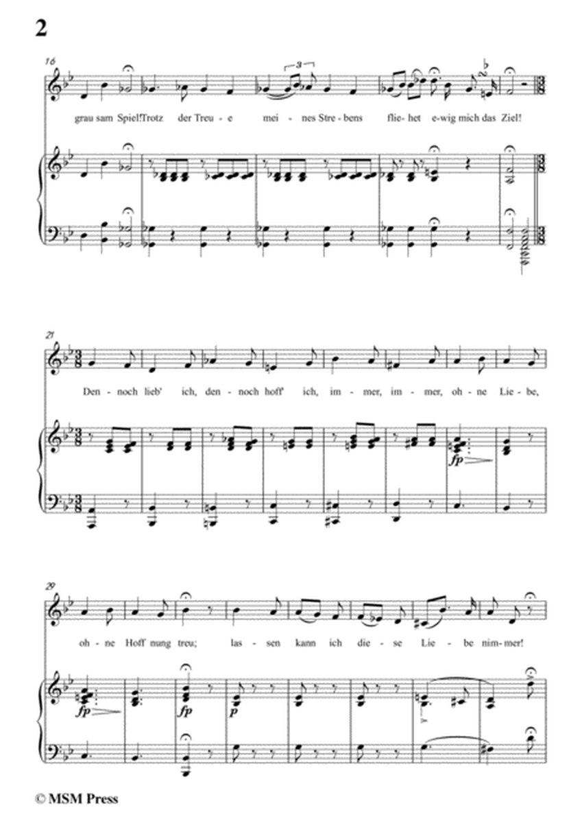 Schubert-Vergebliche Liebe,Op.173 No.3,in g minor,for Voice&Piano image number null