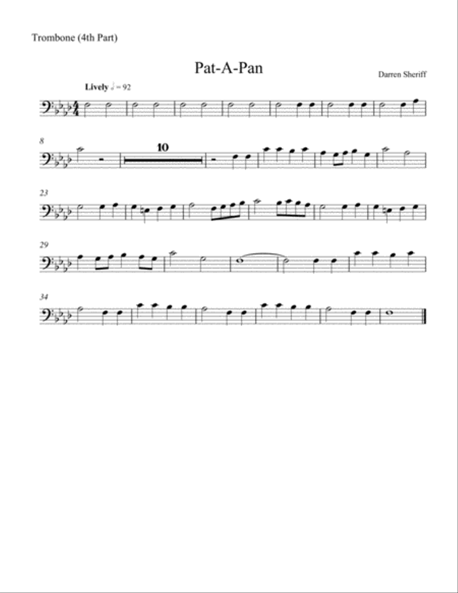Pat a Pan Brass Ensemble scores gallery preview page 2