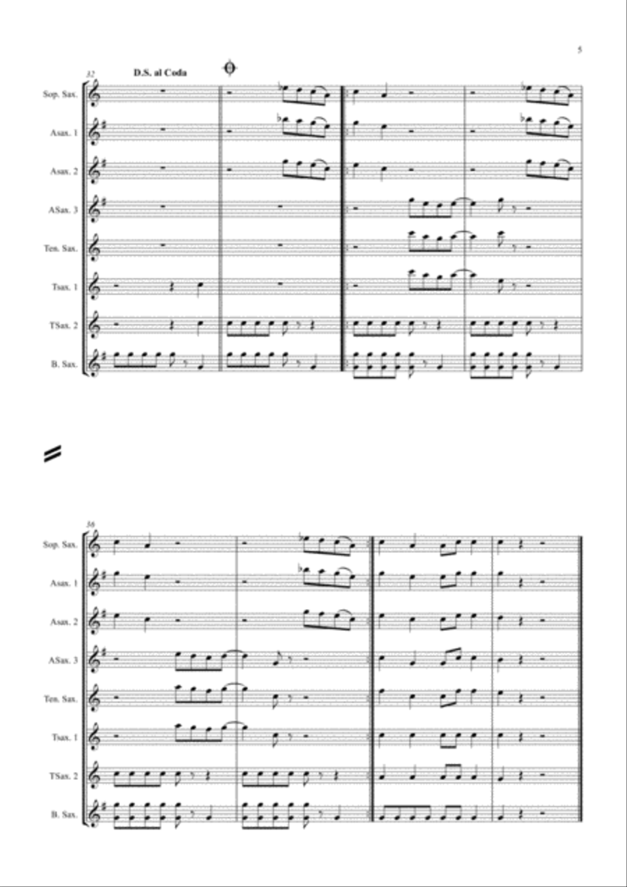 Gimme Some Lovin' Gimme Some Lovin' Woodwind Quintet scores gallery preview page 5