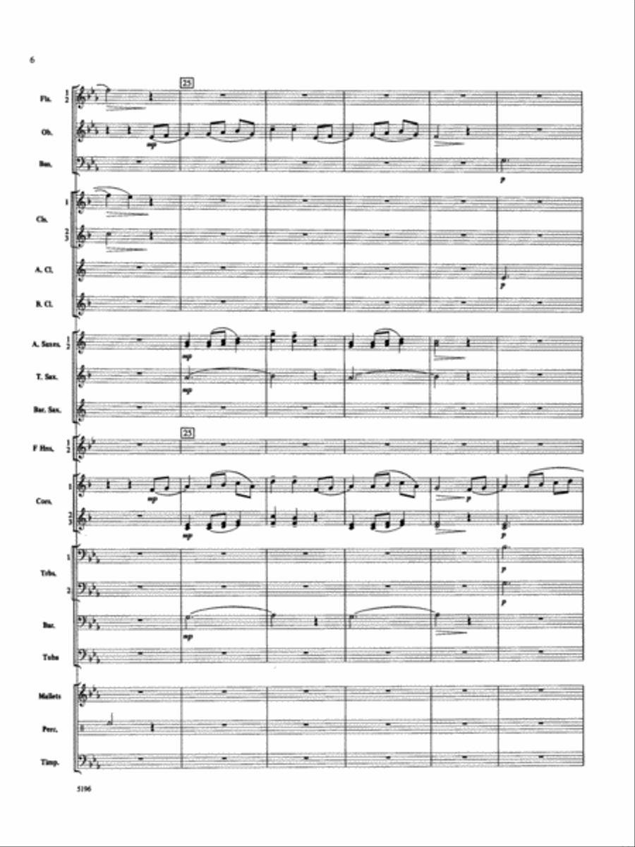 Campbell River Sketches: Score Concert Band scores gallery preview page 6