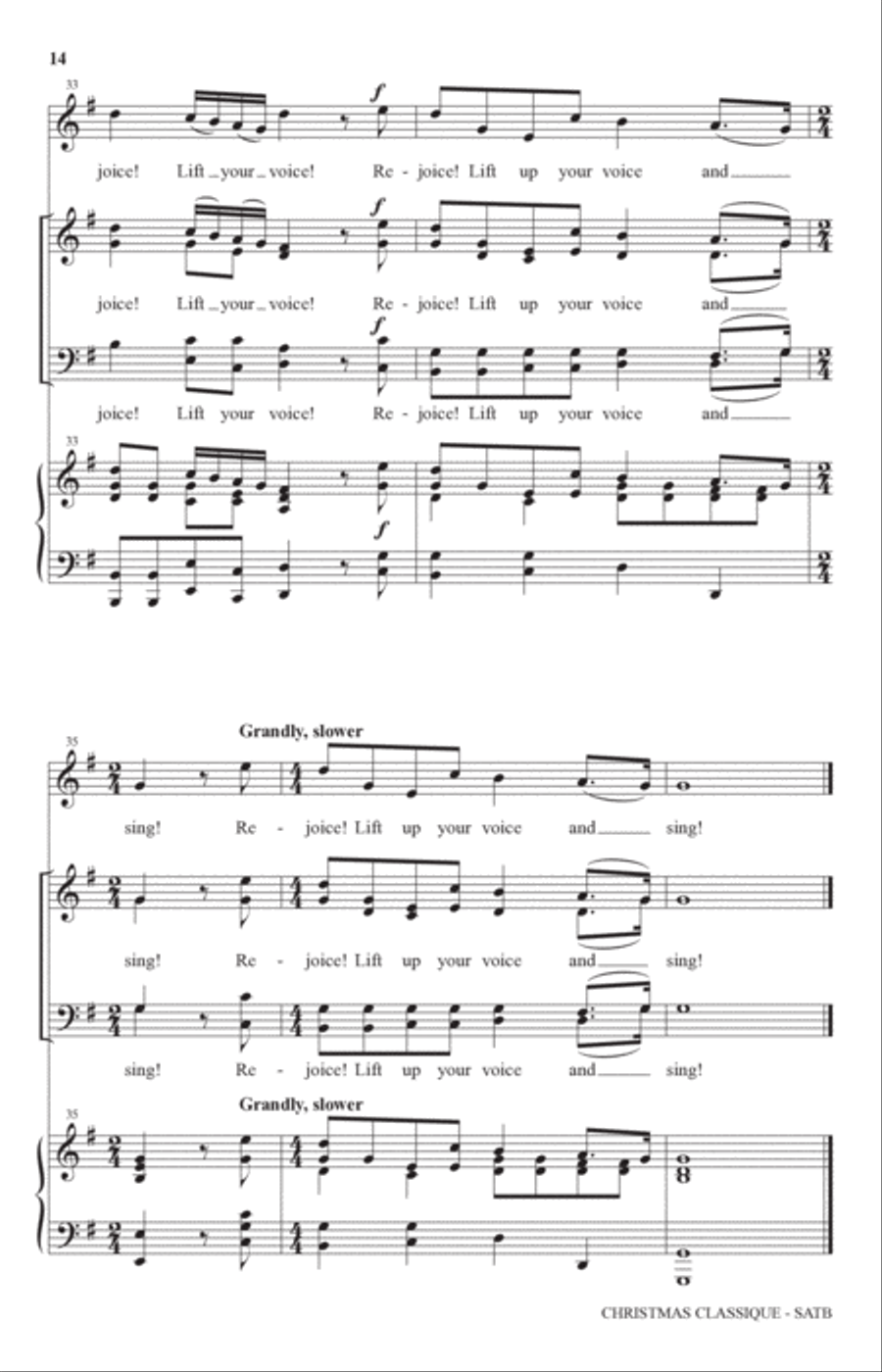 Christmas Classique Christmas Classique 4-Part scores gallery preview page 12