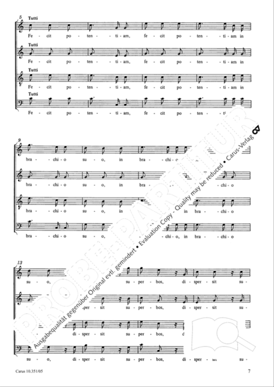 Magnificat 4-Part scores gallery preview page 8