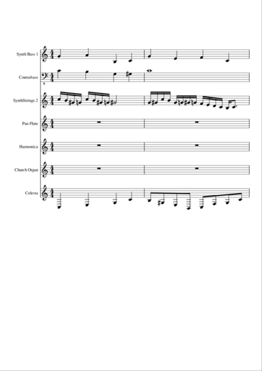 BarunContemplativeAndTensionMusic Small Ensemble scores gallery preview page 1