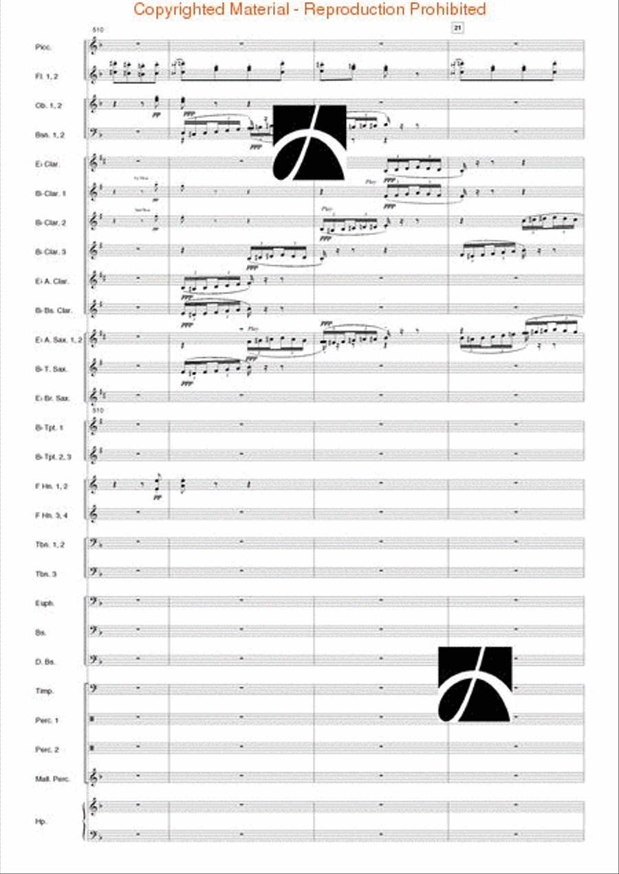 Carmen Suite Carmen Suite Concert Band scores gallery preview page 49