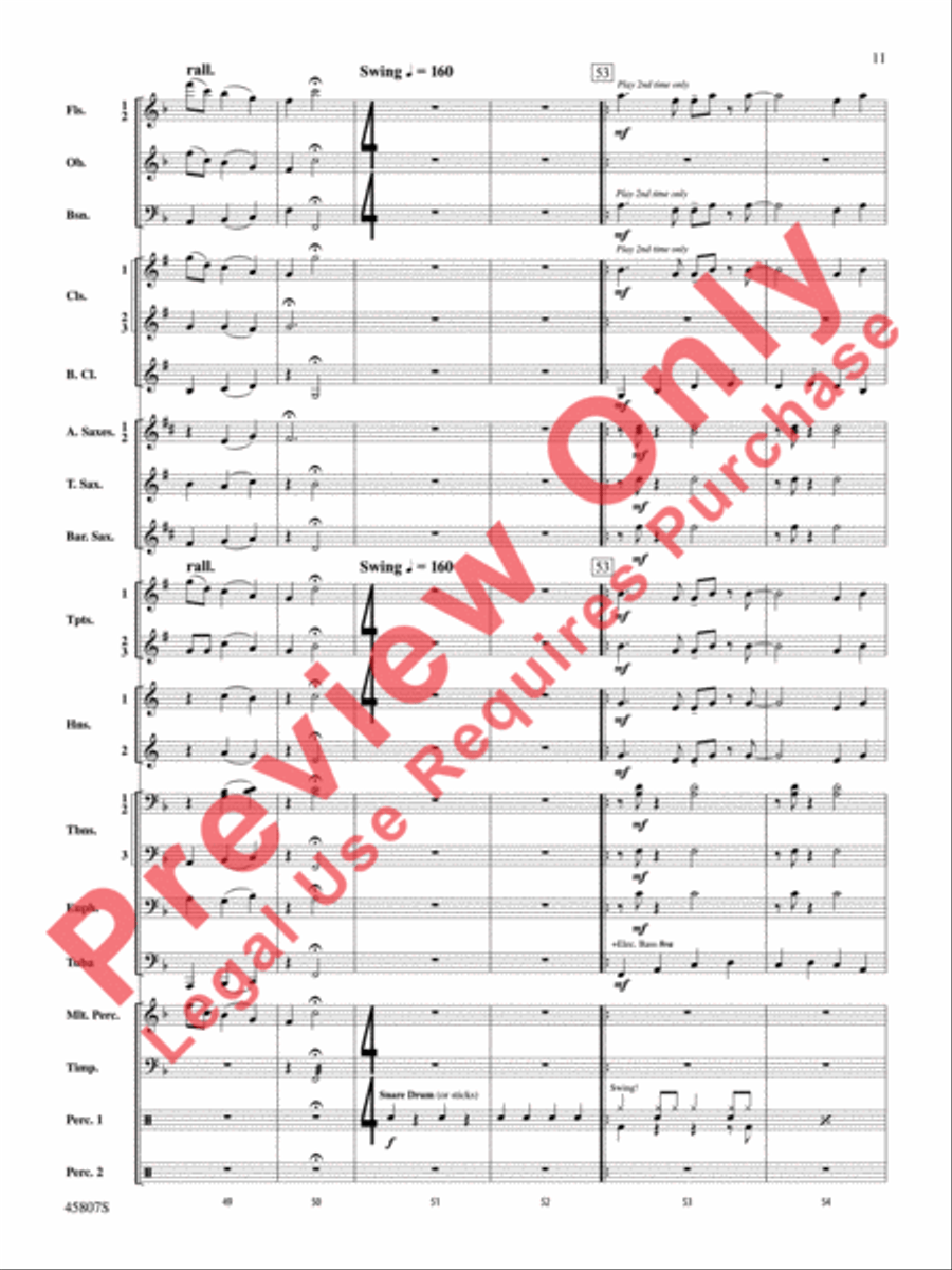 Brahms' Waltz 2 Ways Brahms' Waltz 2 Ways Concert Band scores gallery preview page 12