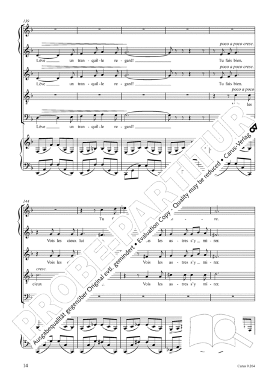 Soiree en mer SSATB scores gallery preview page 15