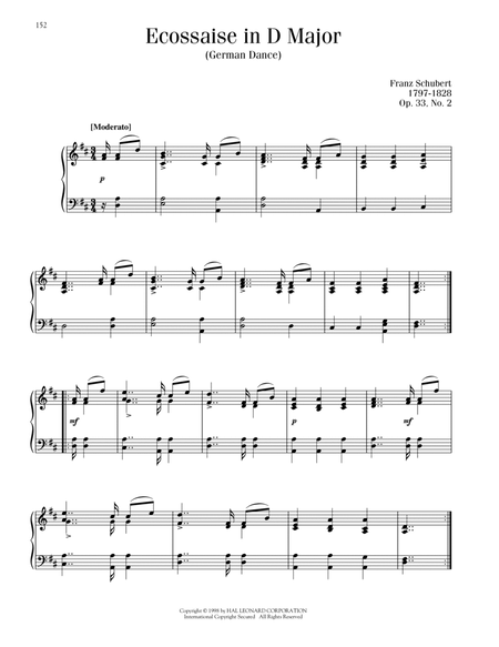 Ecossaise in D Major, Op. 33, No. 2 (German Dance)