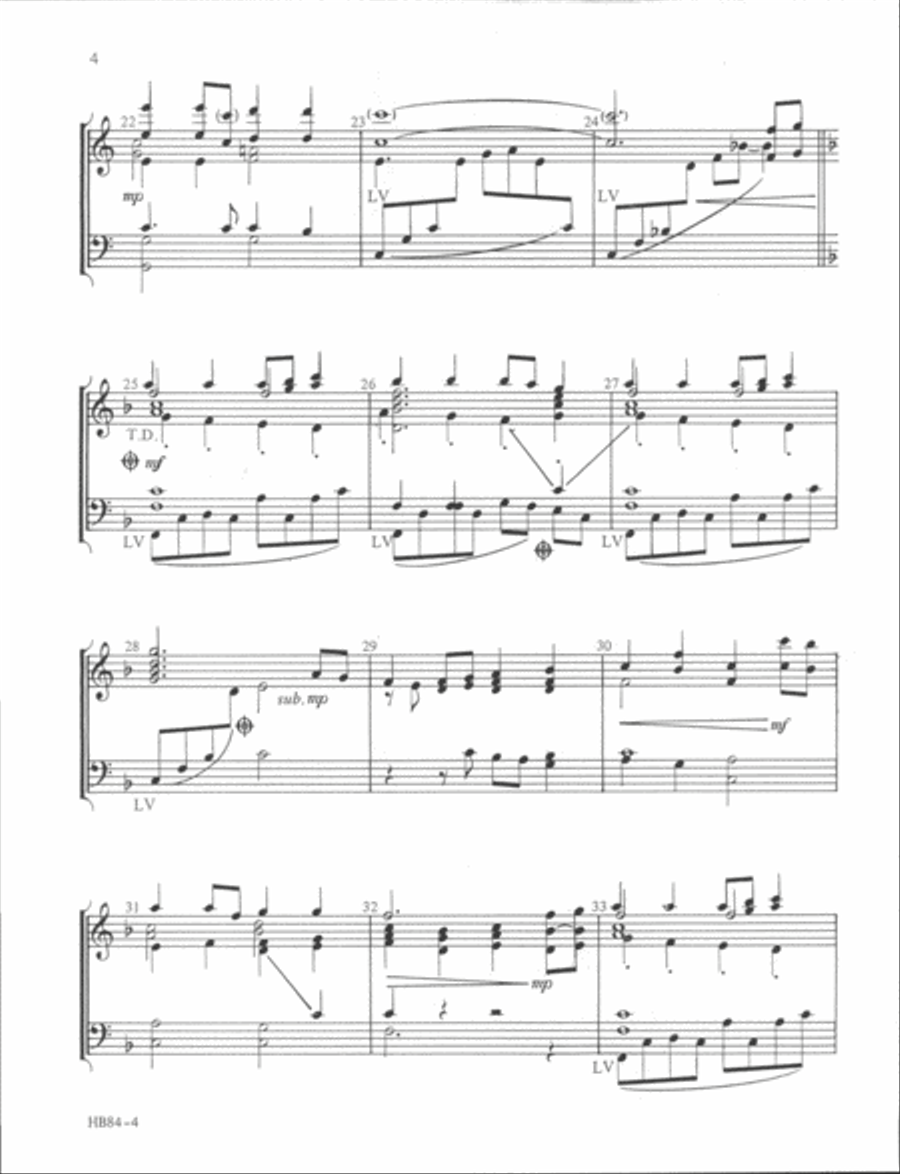 On Jordan's Stormy Banks - Kinyon 5-Octaves scores gallery preview page 4