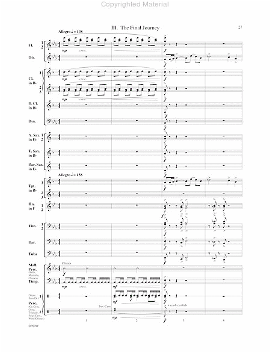 Trilogy Trilogy Concert Band scores gallery preview page 28