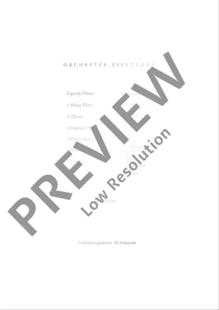 Symphony in E flat Major Orchestra scores gallery preview page 4